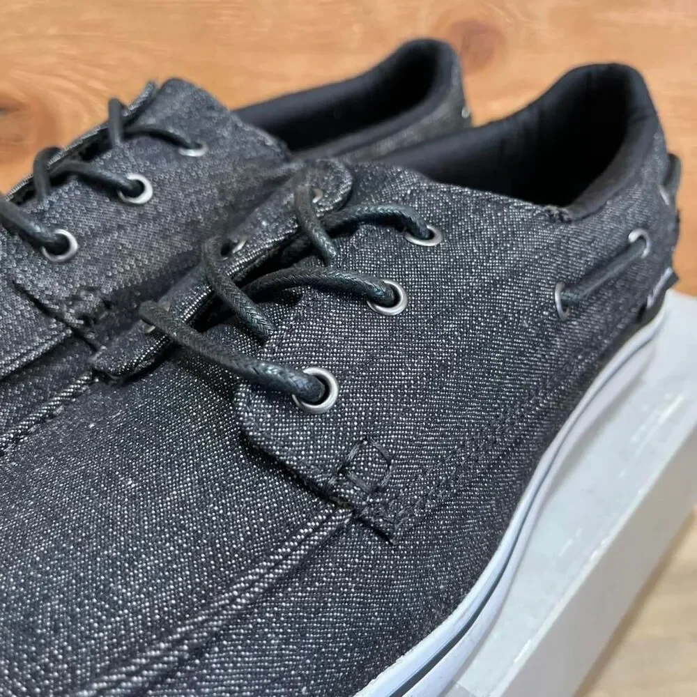 Lugz Men's Black Boat-shoes